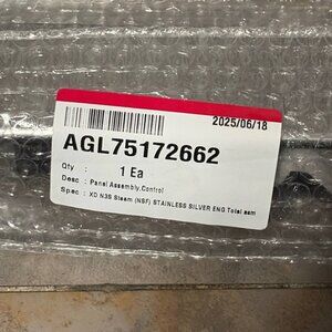 AGL75172662 LG OEM Control Panel BRAND NEW MANUFACTURE SEALED